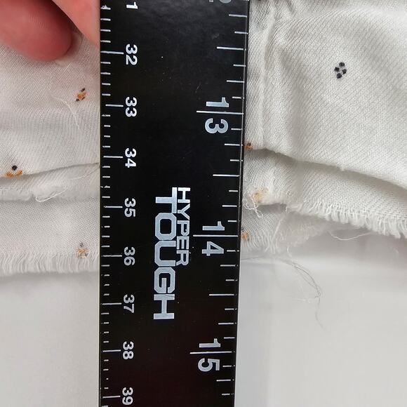 Maurices Women's Button Front Cropped Raw Hem Collared Shirt‎ White Size XS - Picture 9 of 9